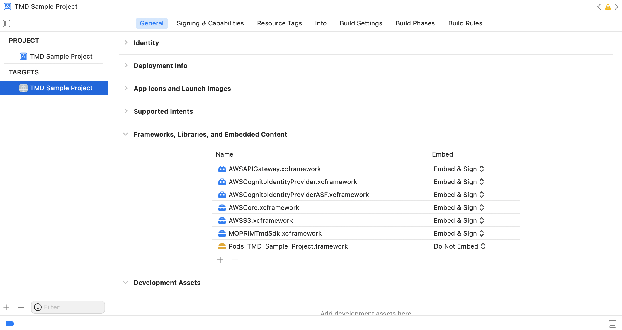 Embedded Frameworks